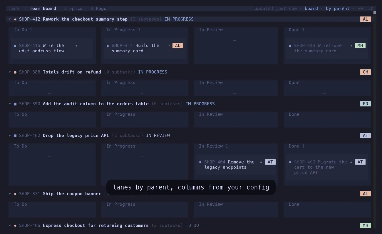The README demo