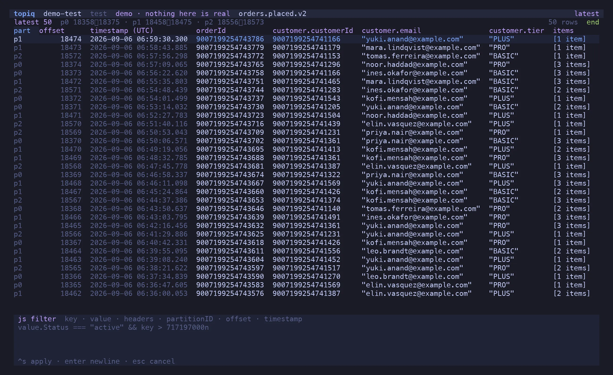 The JS predicate box