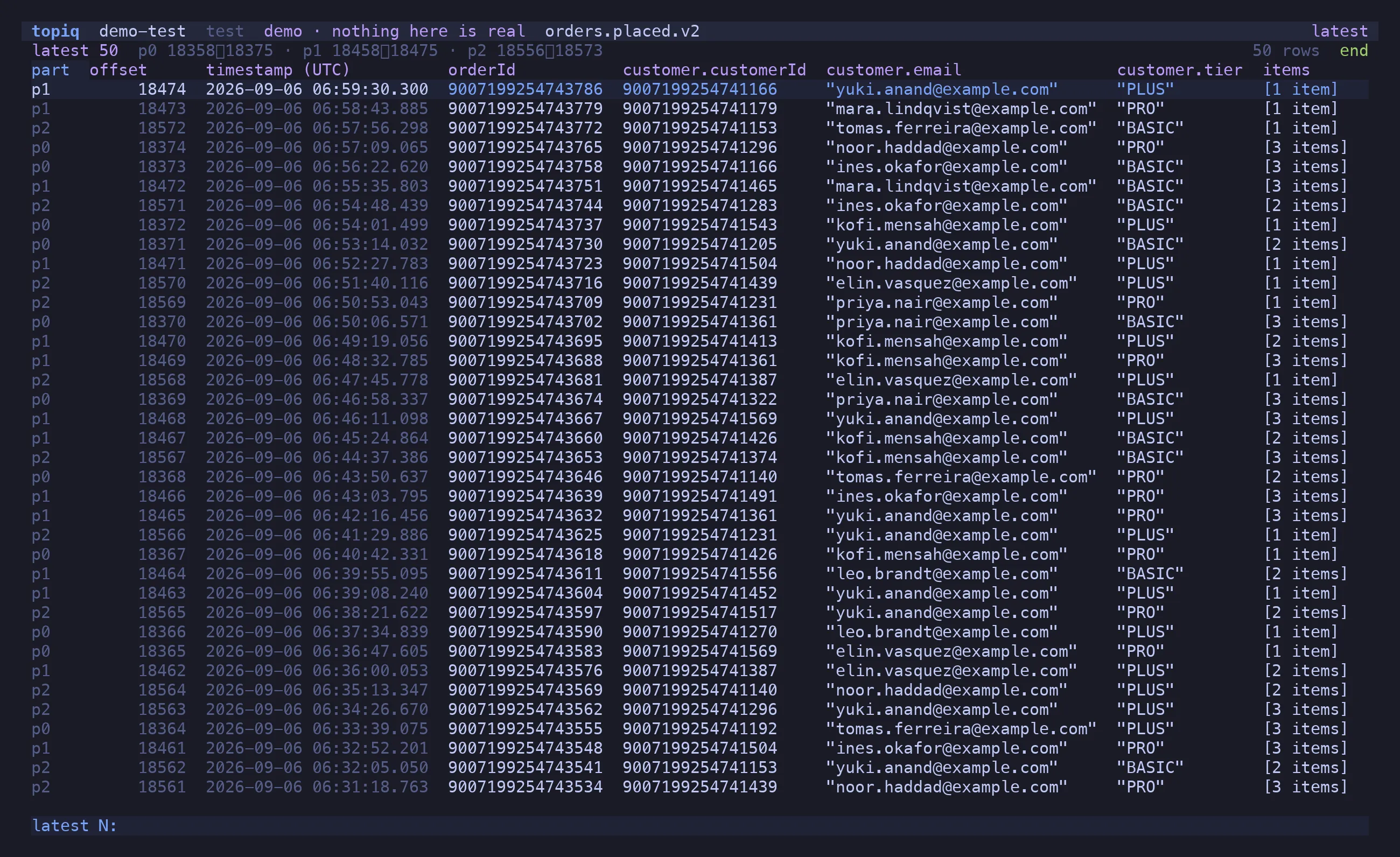 The latest-N prompt