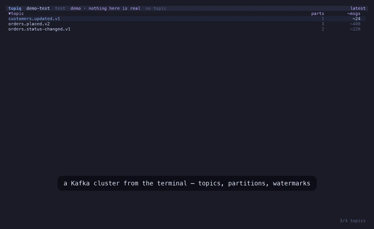 The README demo